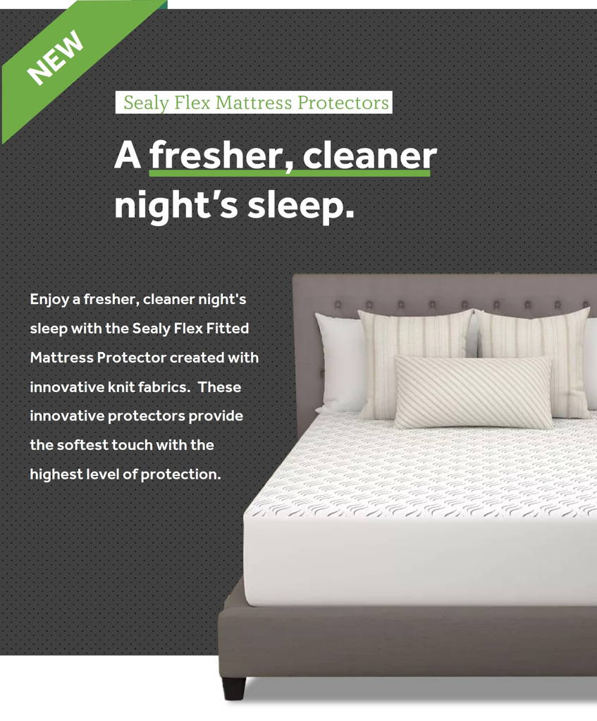 Sealy cooling comfort textured mattress protector new arrivals